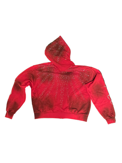 2-Tone Rhinestone Hoddie
